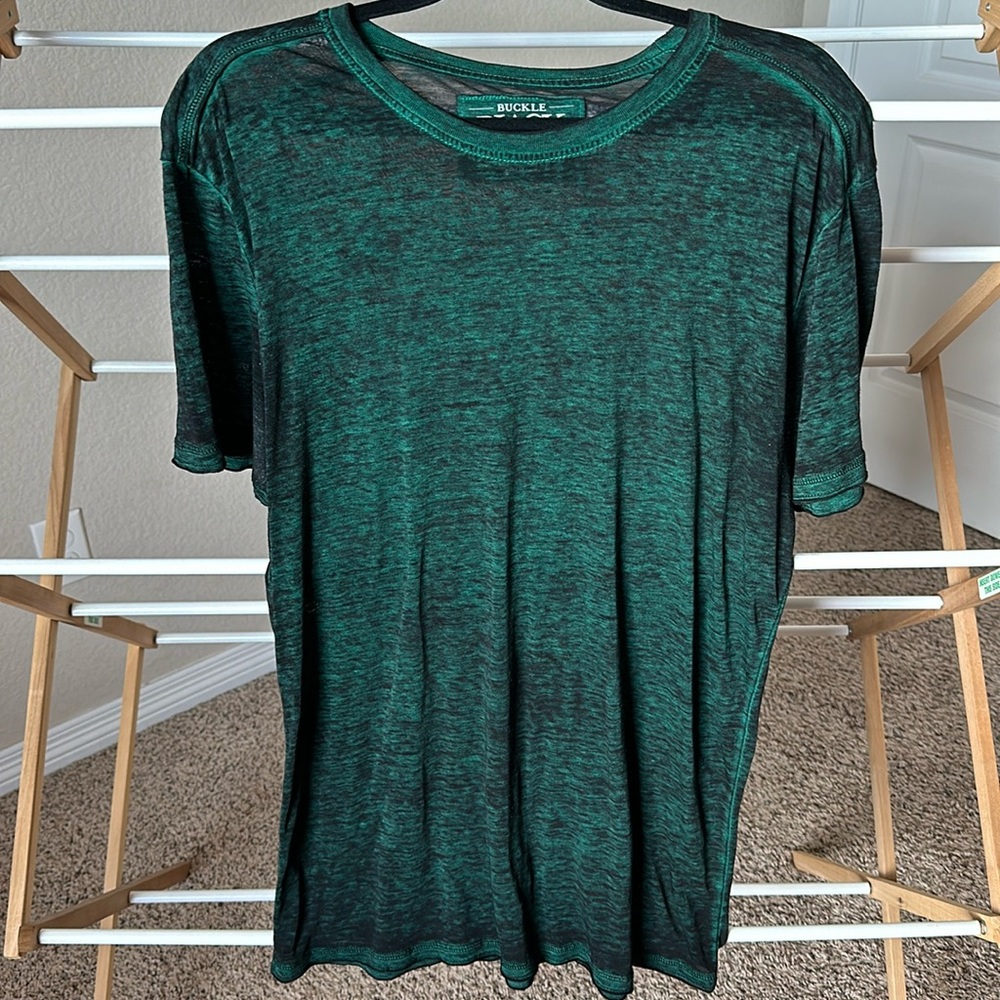 Black and green marbled T-Shirt